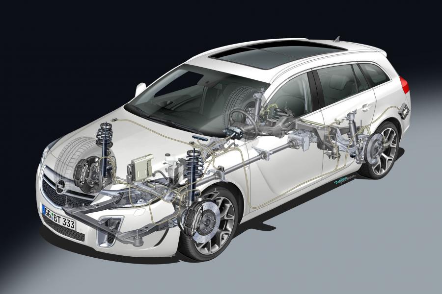 Схема Opel Insignia OPC Sports Tourer 2009 года  (фото 43 из 49)